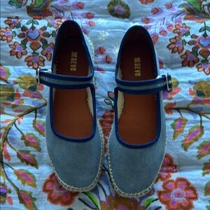 Blue Mary Jane Kids Shoes